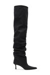 VIOLA 65 HIGH HIP BOOT IN WASHED DENIM