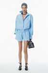 Alexander Wang chambray blue boyfriend shirt in cotton