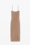 alexander wang crystal bead hotfix cami tank dress smokey rose