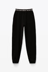 alexander wang 弹力灯芯绒慢跑长裤 black