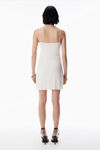 Alexander Wang soft white white crystal hotfix cami dress