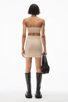 alexander wang 粘胶纤维针织徽标吊带连衣裙 neutral