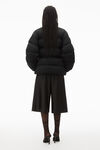 alexander wang 反光徽标夹棉外套 black