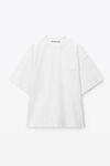alexander wang 日本平纹针织 beefy 图案 t 恤 white