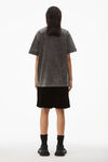 alexander wang lets go 密织平纹针织 t 恤 acid black