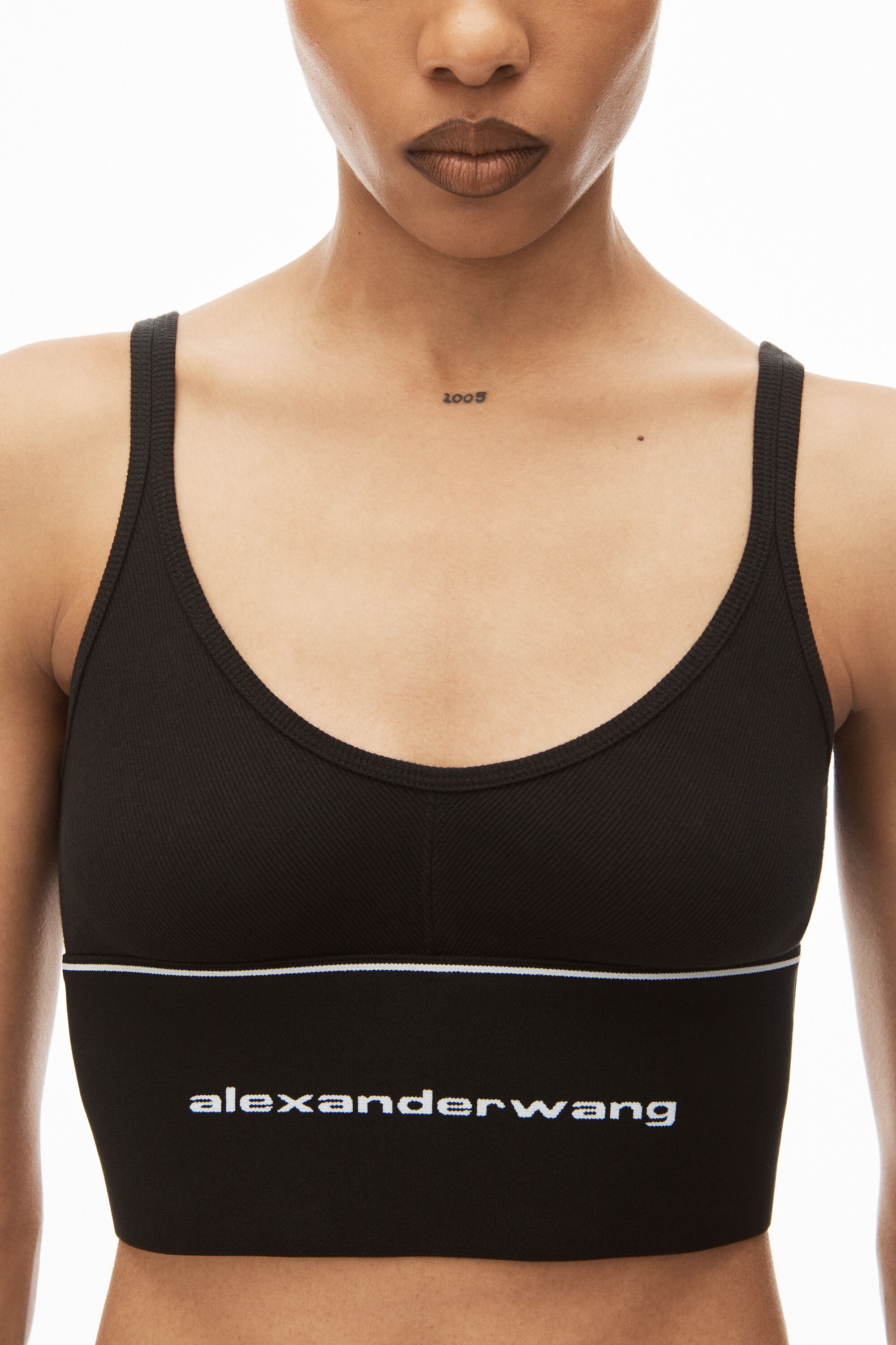 Women's Bra with logo, ALEXANDER WANG