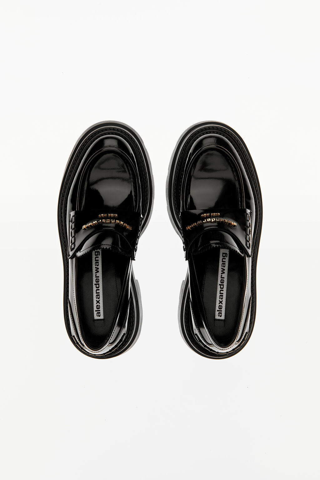 CARTER PLATFORM LOAFER IN LEATHER in BLACK | <li class=
