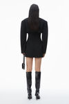 Alexander Wang black pre-styled blazer dress
