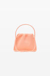 alexander wang ryan small bag in rib knit faded neon orange