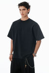 Alexander Wang black 黑色棉质徽标 t 恤