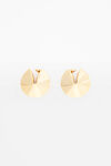 alexander wang fortune cookie earring shiny gold