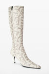 Alexander Wang natural vivica 85 皮革及膝靴