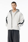 Alexander Wang white/black black reversible track jacket