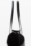 Alexander Wang black dome 크래클 페이턴트 레더 라지 토트백