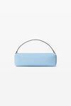 Alexander Wang chambray blue heiress flex bag in neoprene with 3d spikes
