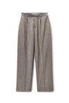 Grey Wool Mohair Tailored Pant