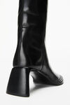 alexander wang booker 60 riding boot in cow leather black