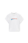 Alexander Wang white white crystal hotfix star jersey tee