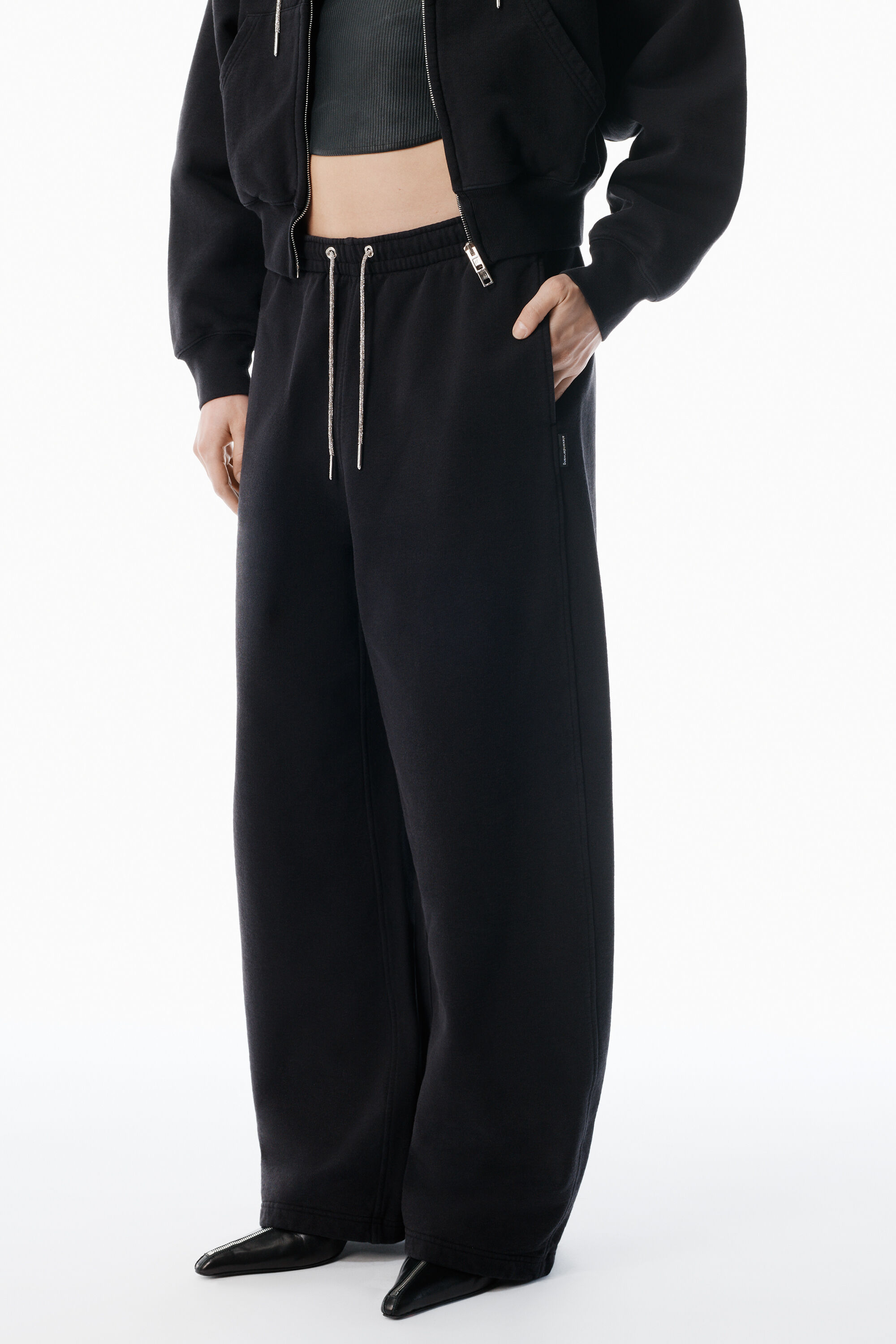 パンツ THEREDTHREADS print sweat pants charm THEREDTHREAD / ザレッドスレッド】S print sweat pants charm