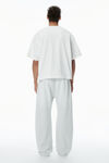 Alexander Wang vintage white unisex logo-print cotton t-shirt