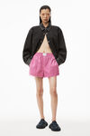 alexander wang 棉质牛津布经典四角短裤 joker pink