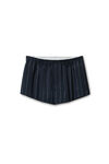 Pinstripe Tropical Wool Stretch Shorts