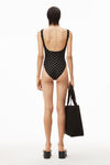 alexander wang コントゥールスイム ホットフィックス ワンピース black