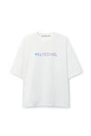 Alexander Wang vintage white unisex logo-print cotton t-shirt