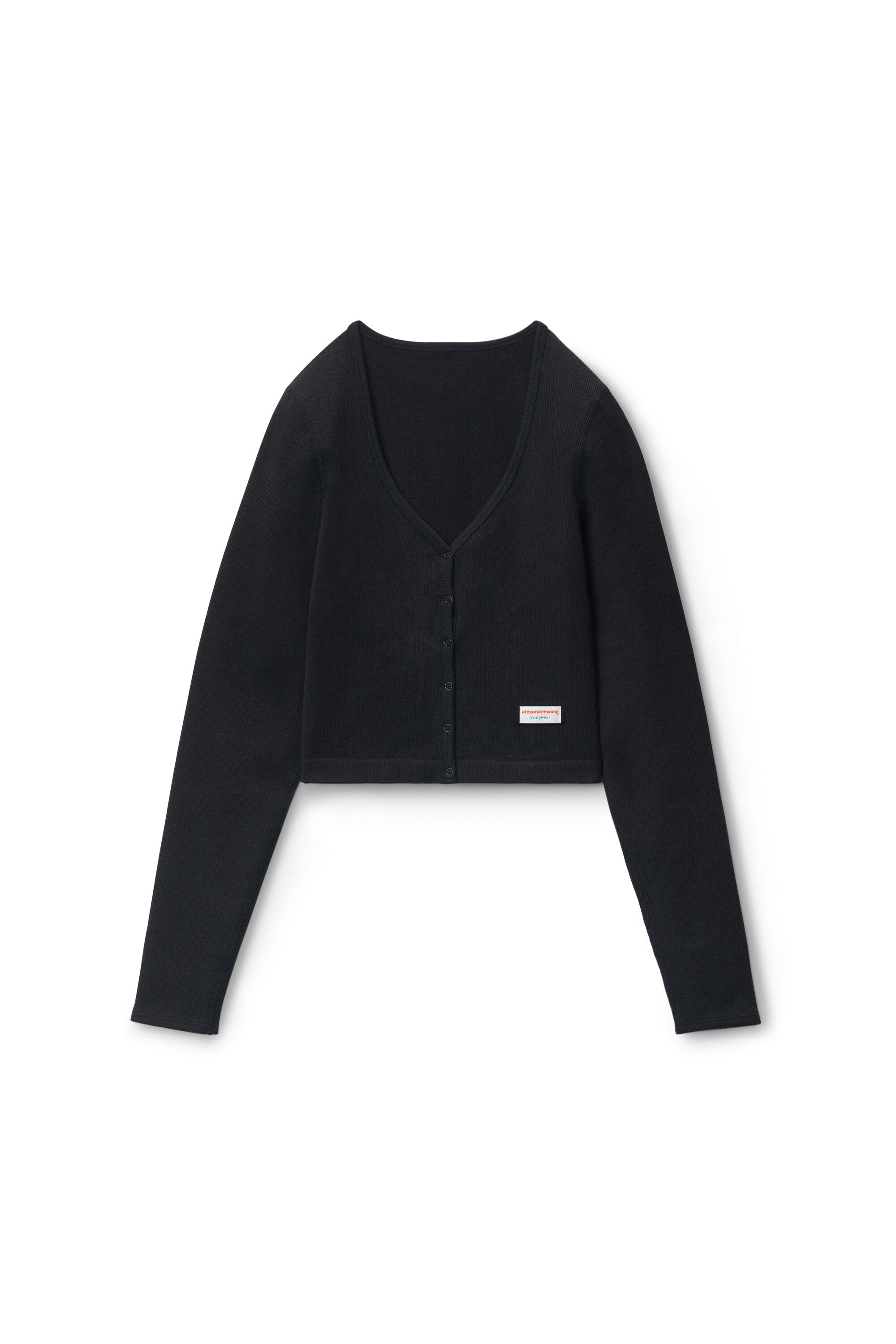 ✨美品✨ BALENCIAGA コーティング カーディガン 光沢 ブラック 伸縮