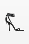 Alexander Wang black helix 105 strappy high heel sandal