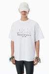 Alexander Wang white 白色棉质加大款徽标 t 恤