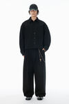 Alexander Wang black black cotton pants with key hardware