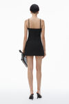 Alexander Wang black 可拆卸系带迷你连衣裙