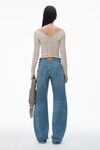 Alexander Wang cement ruched pullover