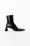 alexander wang booker 60 牛皮踝靴 black