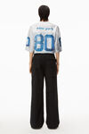 alexander wang 密织棉质工装裤 black