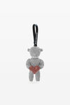 Alexander Wang white/red beiress heart charm