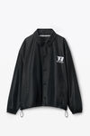 Alexander Wang black unisex canvas coach jacket