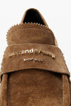 Alexander Wang brown brown suede carter loafers