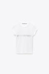 Alexander Wang white crystal dégradé logo cotton baby tee