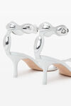 alexander wang dome 65 mid heel goatskin sandal optic white