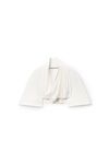 COWL NECK CROP TOP IN SILKY JERSEY