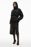 alexander wang 反光徽标夹棉外套 black