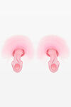 alexander wang pom 105 网眼/水晶露跟鞋 prism pink
