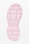 Alexander Wang cradle pink carter 75mm ankle platform boot in rubber