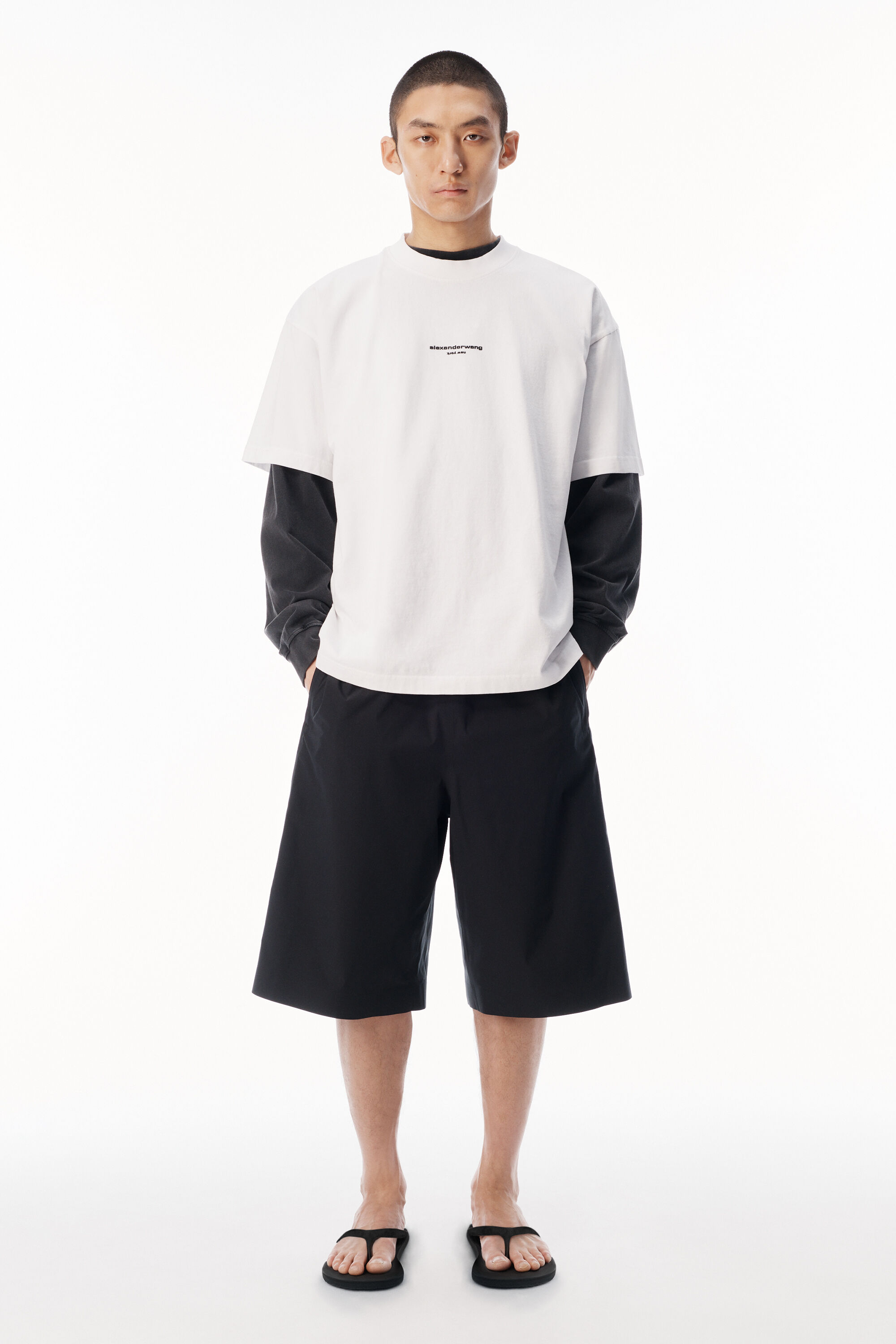 alexanderwang アレキサンダーワング ロゴプリント ショートスリーブ T