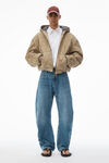 Alexander Wang vintage medium indigo rounded denim jeans with bonded seams