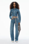 Alexander Wang vintage medium indigo denim trucker jacket