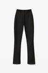 alexander wang bonded seam pant in stretch knit black