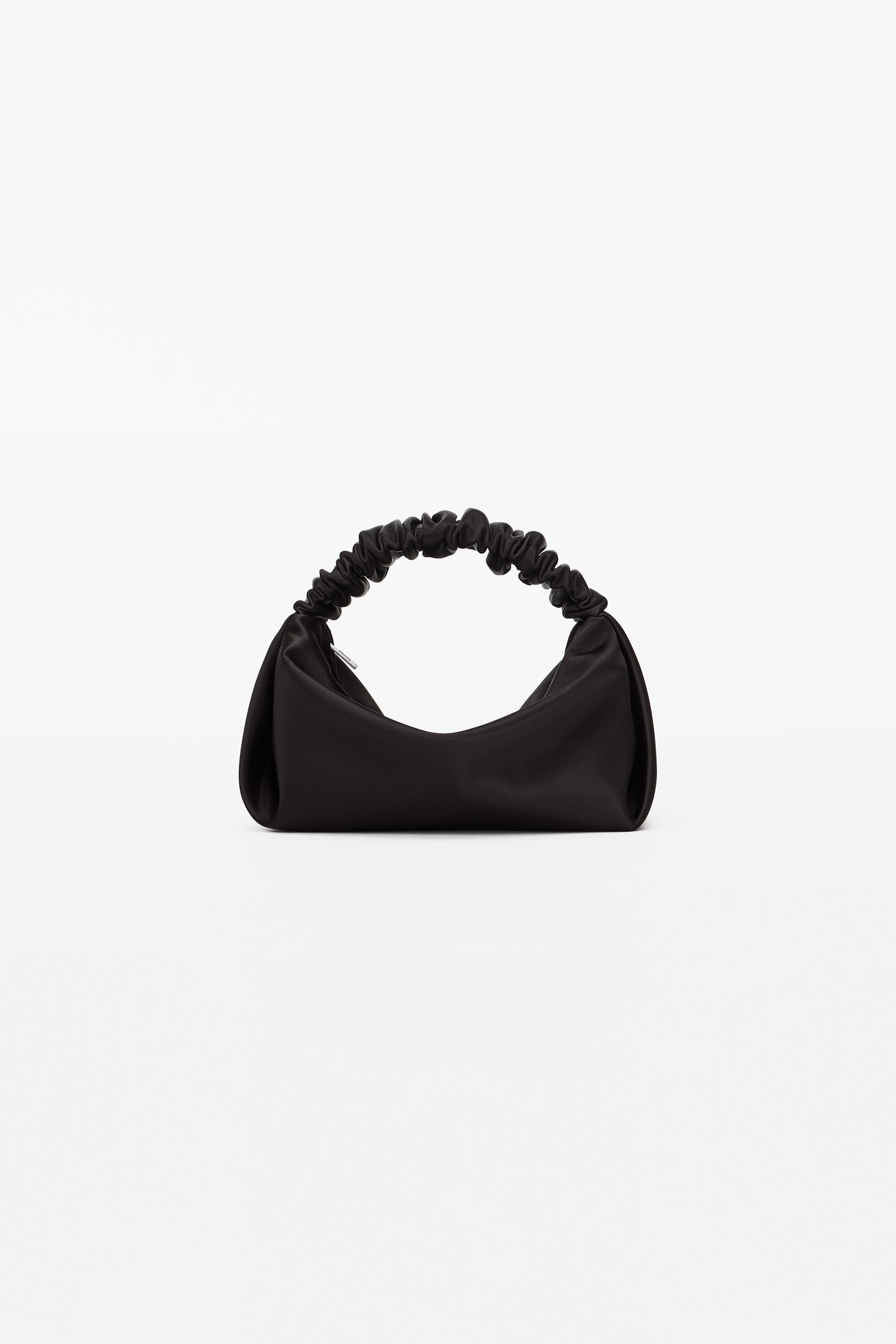 alexanderwang アレキサンダーワング SCRUNCHIE サテン ミニバッグ BLACK alexanderwang® アレキサンダーワング  JP